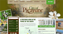 Desktop Screenshot of picayune.ms.us